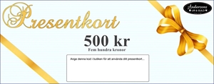 Presentkort 500 kr