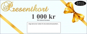 Presentkort 1000 kr